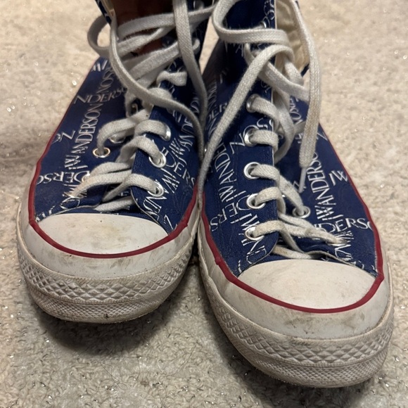 JW Anderson converse blue chuck 70 Navy Logo High-Tops size 10.5 men 12.5 women. - Picture 5 of 13
